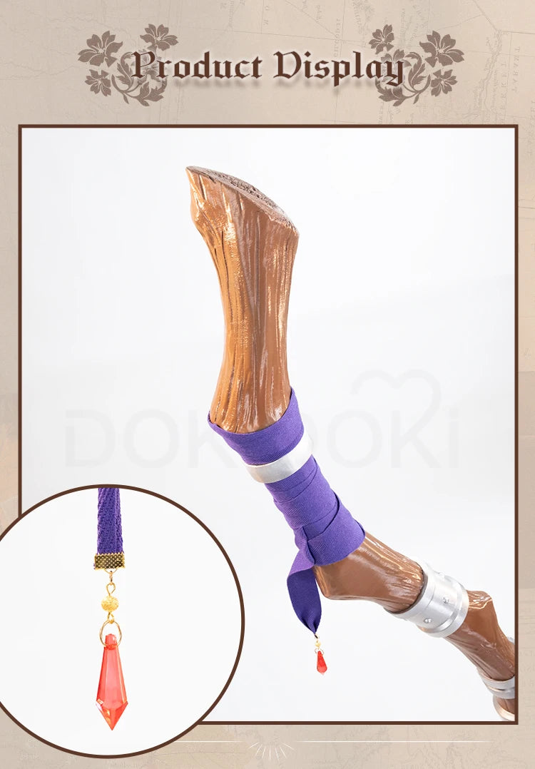Frieren Fern Ubel Stark Cosplay Props Anime Frieren: Beyond Journey's End DokiDoki Mace 160cm Fern Frieren Prop Detachable