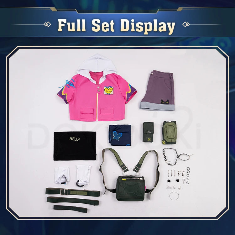 Clove Omen Cosplay Costume Game Cosplay【XS-3XL】DokiDoki-R Clove Halloween Cosplay Women Men Costume Plus Size Christmas