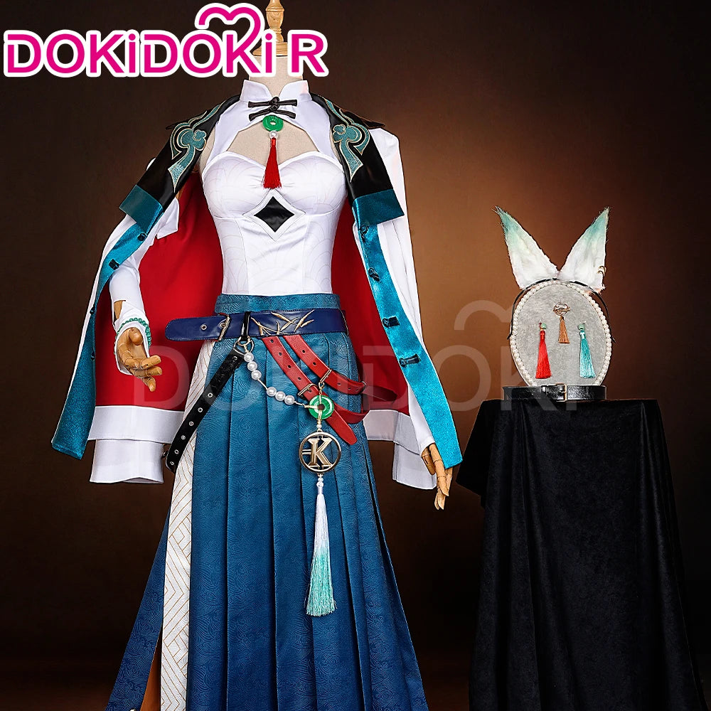 Jiaoqiu Feixiao Cosplay Costume Game Honkai: Star Rail【S-3XL】DokiDoki-R Foxian Ears Plus Size