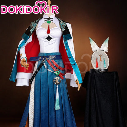 Jiaoqiu Feixiao Cosplay Costume Game Honkai: Star Rail【S-3XL】DokiDoki-R Foxian Ears Plus Size
