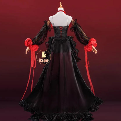 Path To Nowhere Coquelic Cosplay Costume Wig Black Dress Hat Uniform New Skin Carnival Halloween Party for Women Girls iCoser