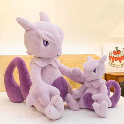 35/85cm Mewtwo Pokemon Plush Toys Large Anime Doll Pillow Cartoon Mew Pokémon Plushie Kawaii Stuffed Gift for Kids Birthday