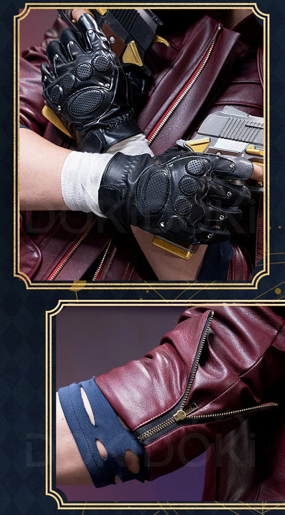 IN STOCK Dante Cosplay Costume Anime【S-3XL】DokiDoki-SR Men Hunter Coat Halloween Dante Red Jacket Cosplay Plus Size