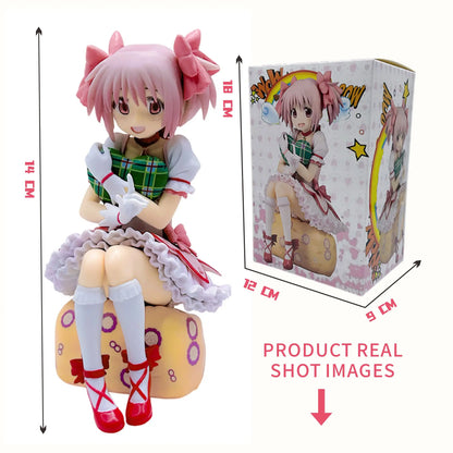 New Arrival Magical Girl Madoka Anime Movie Merch | Cute Noodle Stopper - Collectible Series Figurine, Desktop Decoration