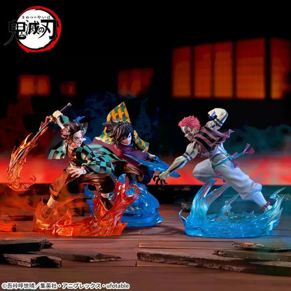 SEGA XrossLink Demon Slayer Tanjiro Kamado Akaza Tomioka 150mm PVC Model