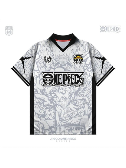 Fashion Vintage Retro Full Printing T-shirt Series Anime One Piece Anime Y2k Korean Style Kpop Baseball Hockey Unisex Tops Tees