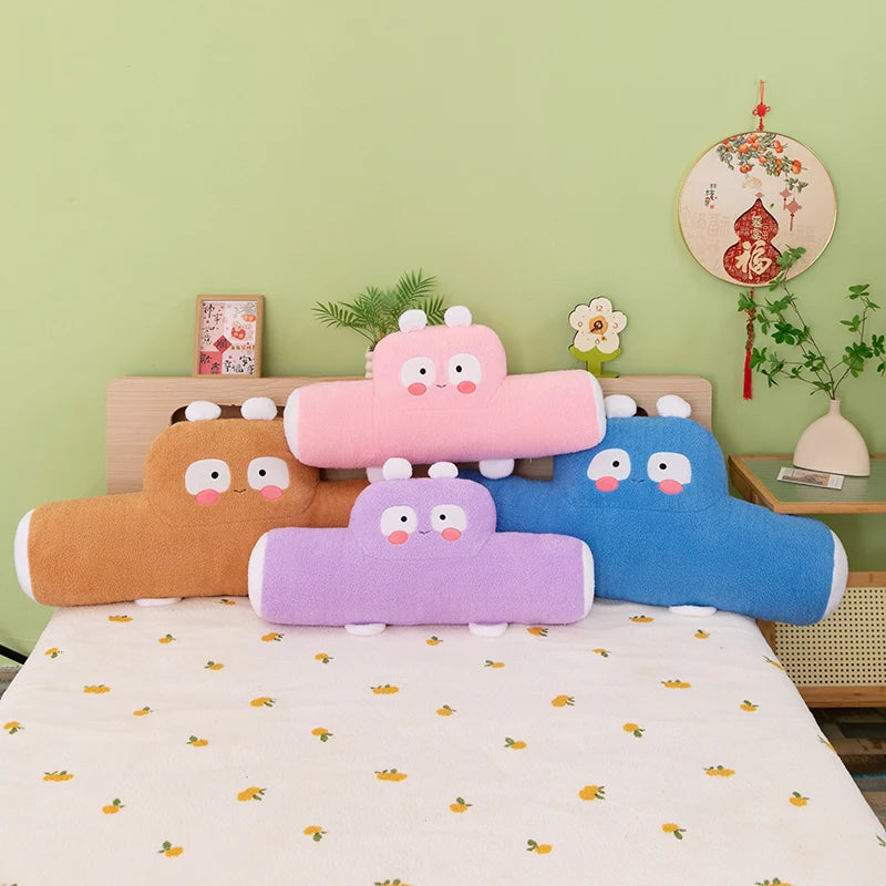 New Cute Car Cushion Office Seat Lumbar Support Creative Sofa Pillow Multifunctional Foot Cushion Nap Pillow