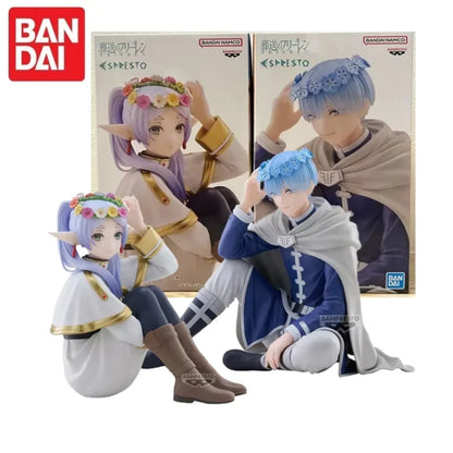 Bandai In Stock Original Beyond Journey's End Espresto -Flower Crown- Frieren Himmel Anime Action Figures Model Toy