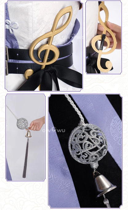 PRE SALE UWOWO Robin Cosplay Game Honkai Star Rail Fanart Robin Jiangshi Chinese Zombie Cosplay Costume Halloween Costume