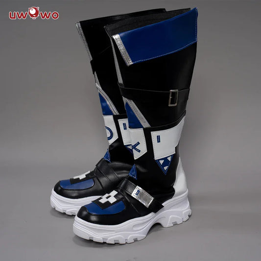 UWOWO Honkai Star Rail Silver-Wolf Cosplay Shoes Hacker Stellaron Hunters HSR Cosplay Shoes Boots