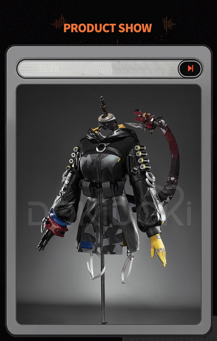 IN STOCK Orphie Cosplay Costume Game Zenless Zone Zero DokiDoki-R Women Costume ZZZ Orphie Cosplay Tail Halloween