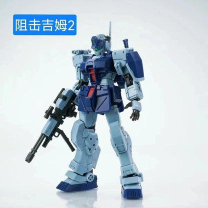 In Stock JMS Model GM Spartan HG 1/144 Assembly Model Kit RGM-79S Toys Snowfield Color Frigid Zone Action Figure Robot Kid Gifts