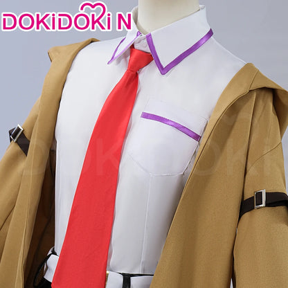 Makise Kurisu Cosplay Costume Game Steins Gate Cosplay【S-2XL】DokiDoki-N Women Uniform Costume Makise Kurisu Cosplay Plus Size