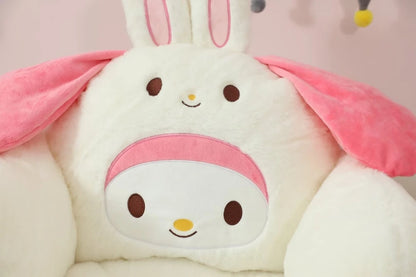 Sanrio Comfortable Seat Cushion For Chair Kuromi My Mleody Hello Kitty Back Cushion Stuffed Anime Sitting Cushion Gifts Girl