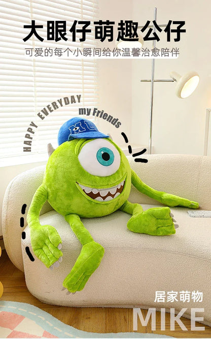 80cm Big Size Disney Mike Wazowsky Monsters University Monsters, Inc. Plushies Pillow Doll Stuffed Animal Cartoon Anime Toy Gift