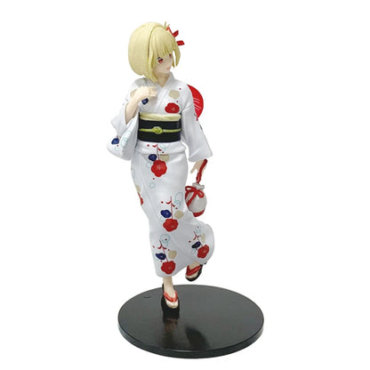 20cm Lycoris Recoil Anime Figure Bathrobe Nishikigi Chisato Action Figure Kawaii Inoue Takina Figurine PVC Collection Model Toys