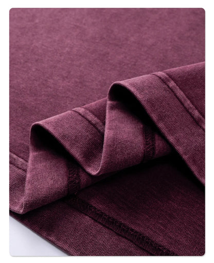 ZODF Retro 2025 Men Summer Batik Washed Cotton T-Shirts Unisex High Street Raglan Sleeve Patchwork T Shirt Brand Tees HY1062