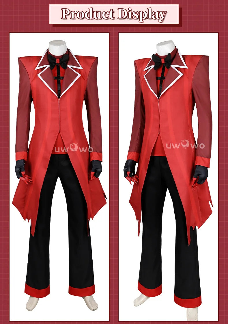 UWOWO Collab Series: Alastor tthe Radio Demon H Hotel Cosplay Costume Red Uniform Anime Costume