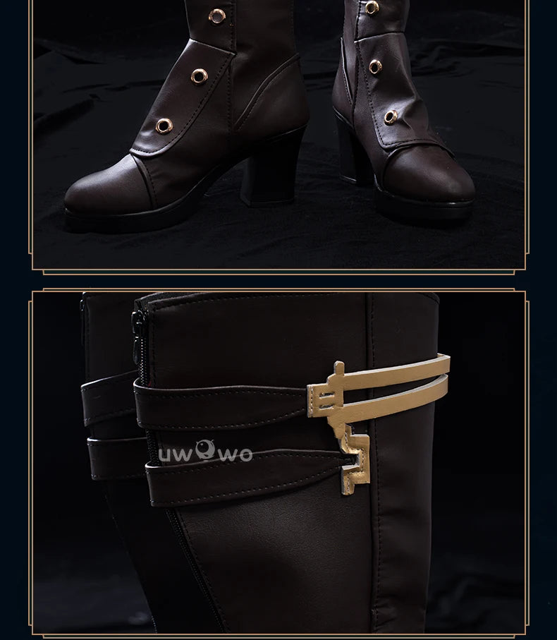 UWOWO League of Legends/LOL: Gwen Prestige Crystal Rose Wildd Rift WR ASU Cosplay Shoes
