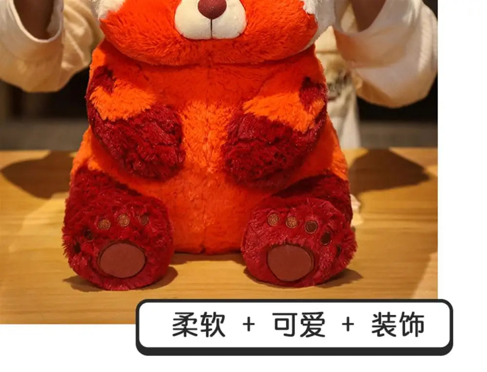12-70cm Genuine Disney Turnings Red Plush Toys Kawaii Anime Panda Plushies Pillow Stuffed Bear Doll Girl Soft Toy for Kids Gift