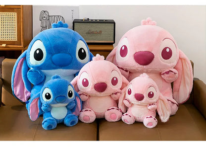 30/40/60cm Big Size Stitch Disney Anime Plush Stuffed Doll Kawaii Room Decoration Plushies Pillow Ornaments Holiday Gifts