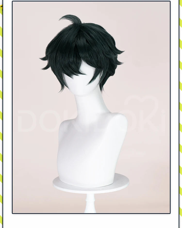 IN STOCK Komano Manato Lighter Wig Game Zenless Zone Zero Cosplay DokiDoki 32cm Short Hair ZZZ Sons of Calydon Cosplay Free Wig