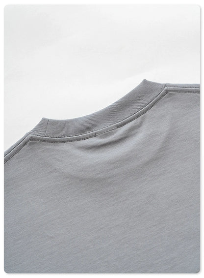 ZODF 2024 Heavy-Weight 345gsm Basic Solid T-Shirts For Men Unisex Women Summer Loose 100% Cotton T Shirt Brand Clothes HY0771