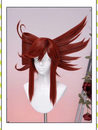 Tamsy Amo Riyo Wig Anime Gachiakuta DokiDoki Men 100cm Long Hair Amo Empool Caines Tamsy Cosplay Heat Resistant Wig Free Cap