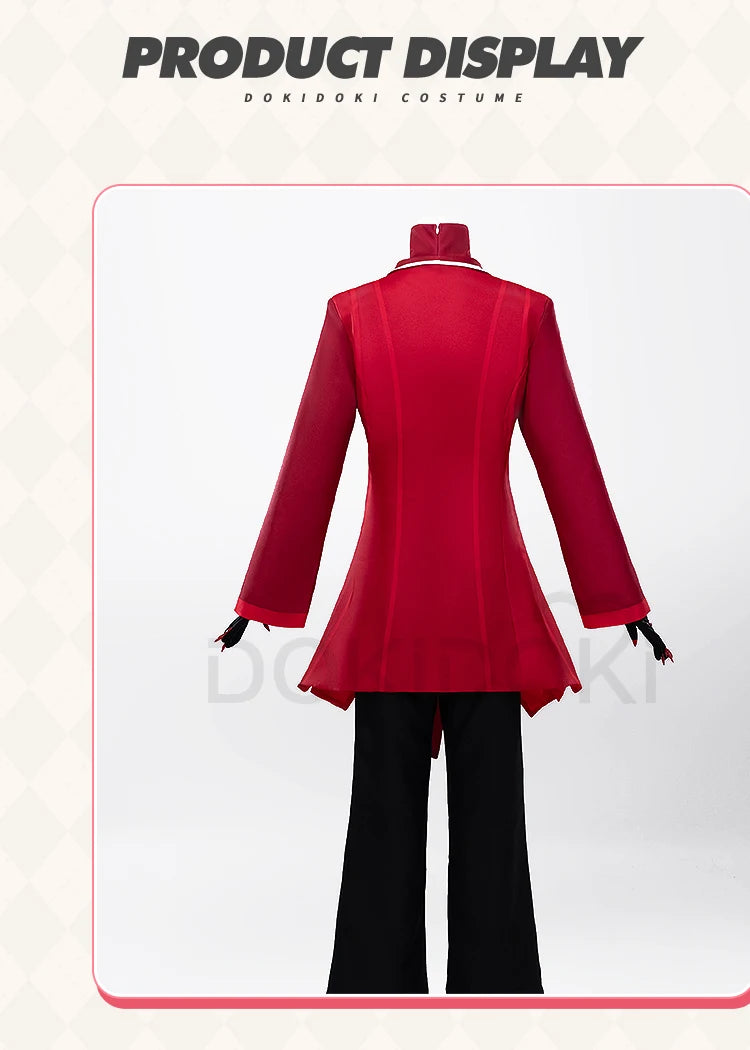 IN STOCK Alastor Lucifer Charlie Adam Cosplay Costume Anime DokiDoki-N【XS-3XL】 Halloween Costume Lucifer Cosplay Plus Size