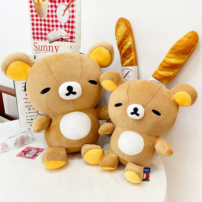 Hot 60cm Cute Plush Teddy Bear for Kids Birthday Xmas Gift Soft Snuggle Toy Stuffed Animal Cute Kuma Doll for Girls Hug Pillow