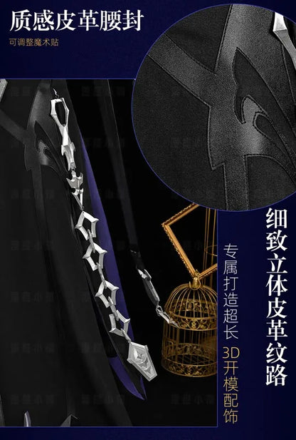 Genshin Impact Kyryll Chudomirovich Flins Cosplay Costume Wig Uniform Cloak Outfit Halloween Party for Women Men Props Carnival