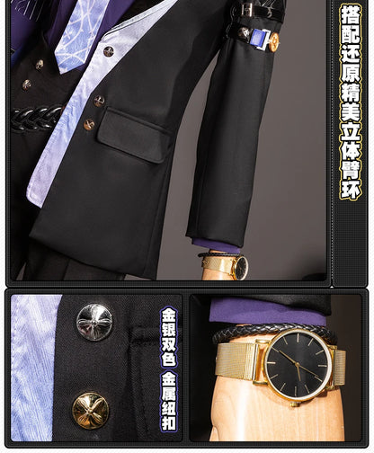 Zenless Zone Zero Hugo Cosplay Costume Wig Mask Hat Mockingbird New Eridu Hugo Vlad Ravenlock Halloween Party for Women Men Prop