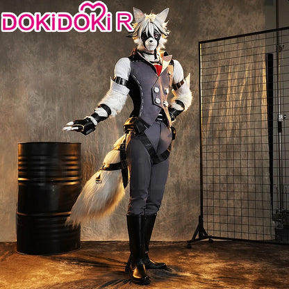 Von Lycaon Cosplay Costume Game Zenless Zone Zero【S-3XL】DokiDoki-R ZZZ Von Lycaon Ears Tail Halloween Plus Size