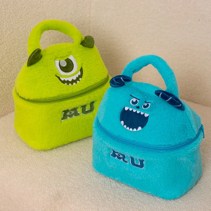 Sanrio Cute Plush Handbag Pochacco Kirby Plush Makeup Box Ugly Fish Kawaii Makeup Box Gifts For Girls