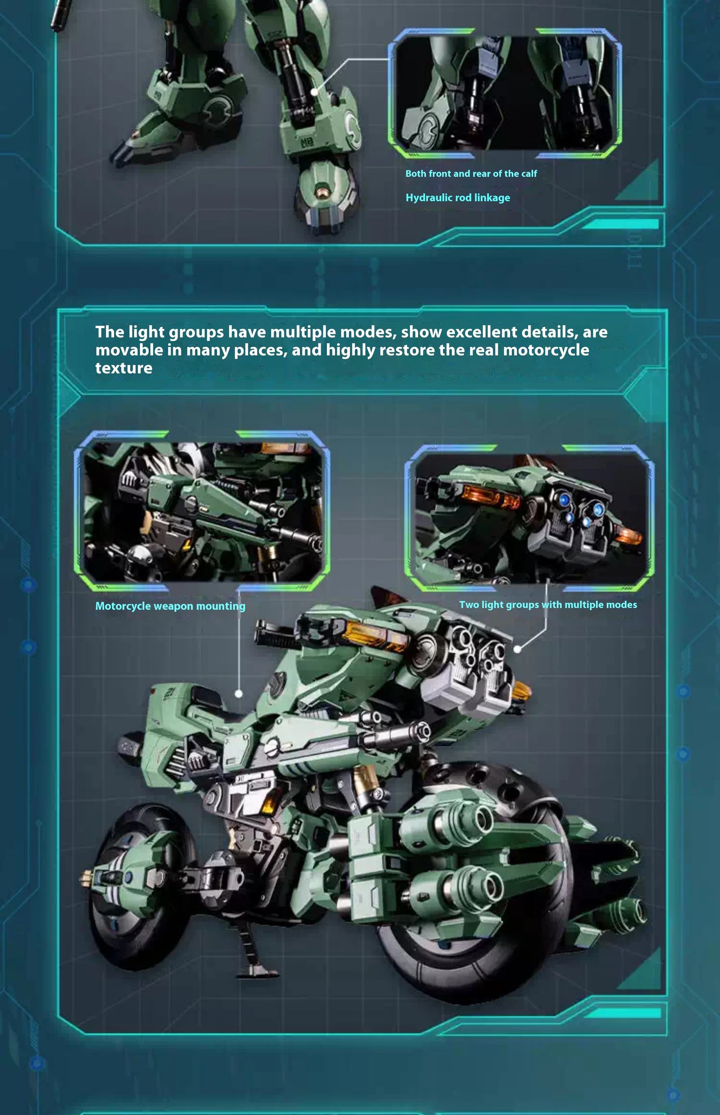 Moshow Genesis Climber Whirlwind Model Kit 25cm ABS