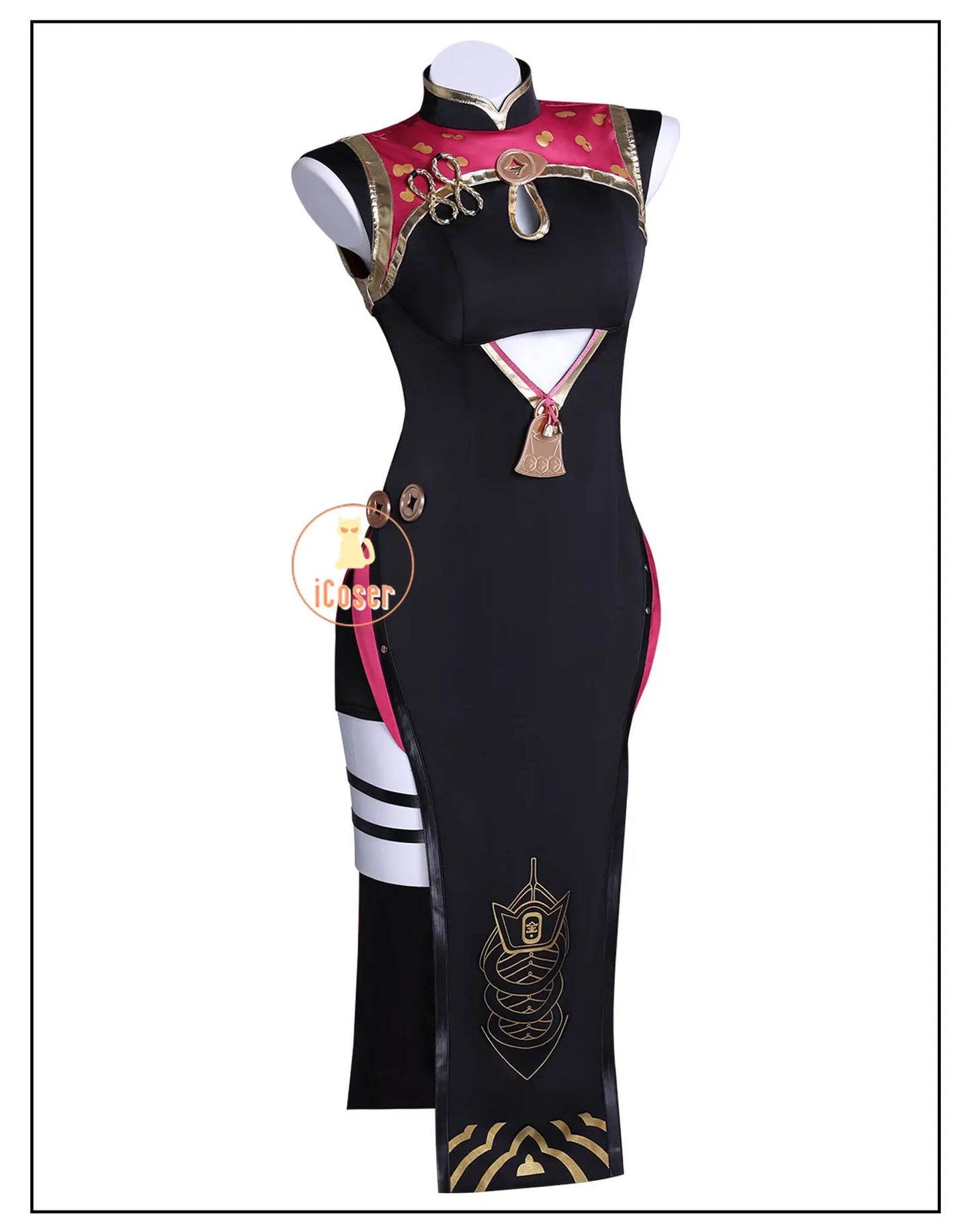 Zenless Zone Zero Sweety Cosplay Costume Wig Cheongsam Uniform Headwear Sunglasses Yum Cha Sin Halloween for Women Girls iCoser