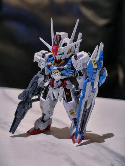 SUPA MGSD Aerial SD Q-Version Mecha Warrior Action Figure Model Toy Collectible with Detachable Parts Assembly GK Gifts