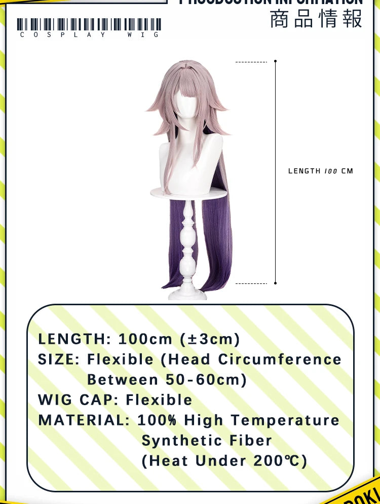 IN STOCK The Herta Cosplay Costume Game Honkai: Star Rail DokiDoki-SR HSR Women Cosplay The Herta Halloween Costume Wig