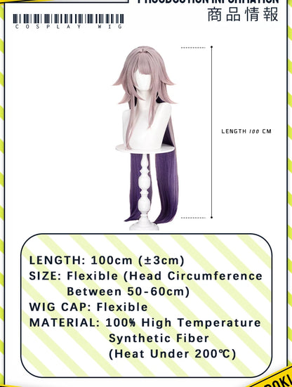 IN STOCK The Herta Cosplay Costume Game Honkai: Star Rail DokiDoki-SR HSR Women Cosplay The Herta Halloween Costume Wig