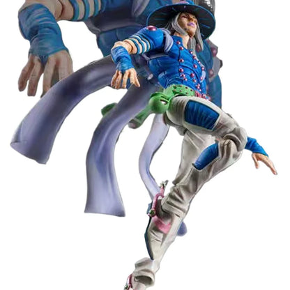 Super Action Statue Bizarre Adventure Steel Ball Run Gyro Zeppeli Collectible Desktop Decoration Figure