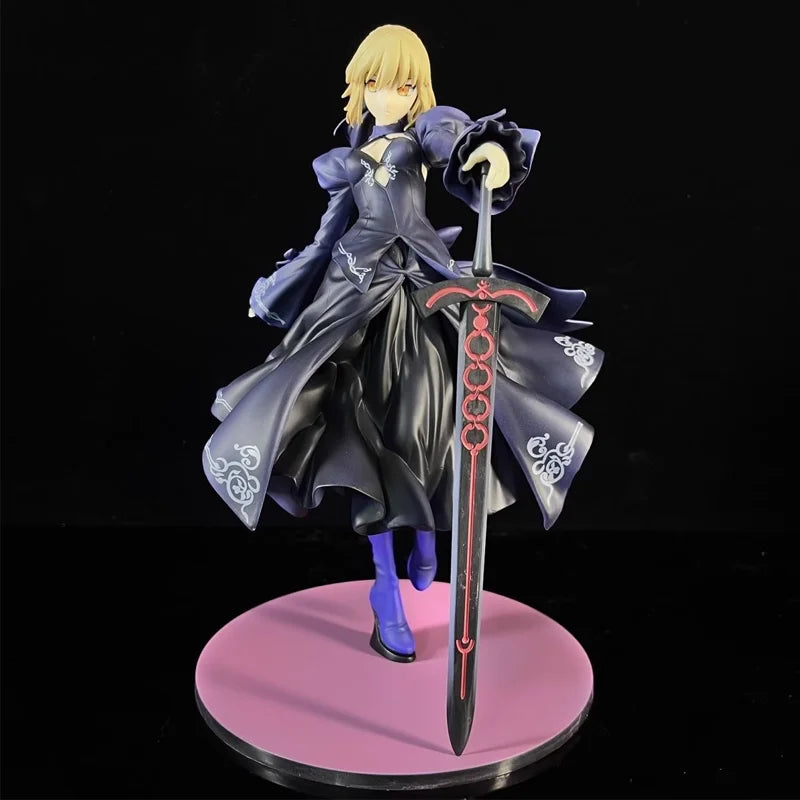 25cm Fate/Stay Night Saber Alter - Pvc Anime Figurine Formal Dress Version Swapable Stylish Room Decoration Desk Ornament Gift