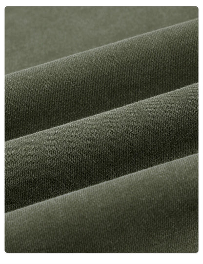 ZODF New Autumn Men's Washed Heavy Weight Cotton Hoodies Unisex Retro Fake 2 Peice 430gsm Loose Edge Hooded Pullovers HY1082