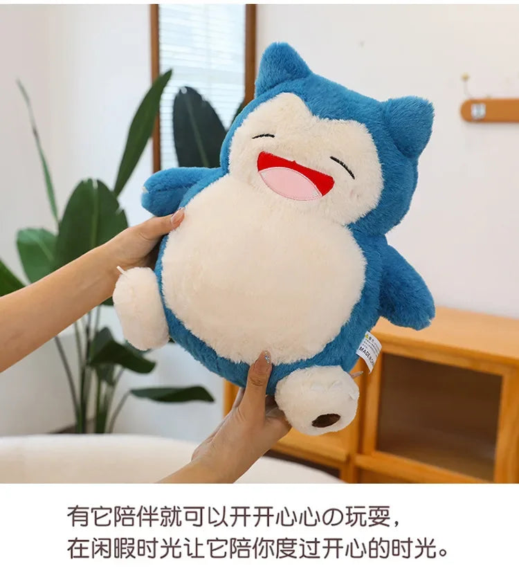 85/100CM Big Size Snorlax Plushie Pokemon Cartoon Anime Peluche Kawaii Stuffed Cushion Comfortable Soft Doll Children Toy Gift