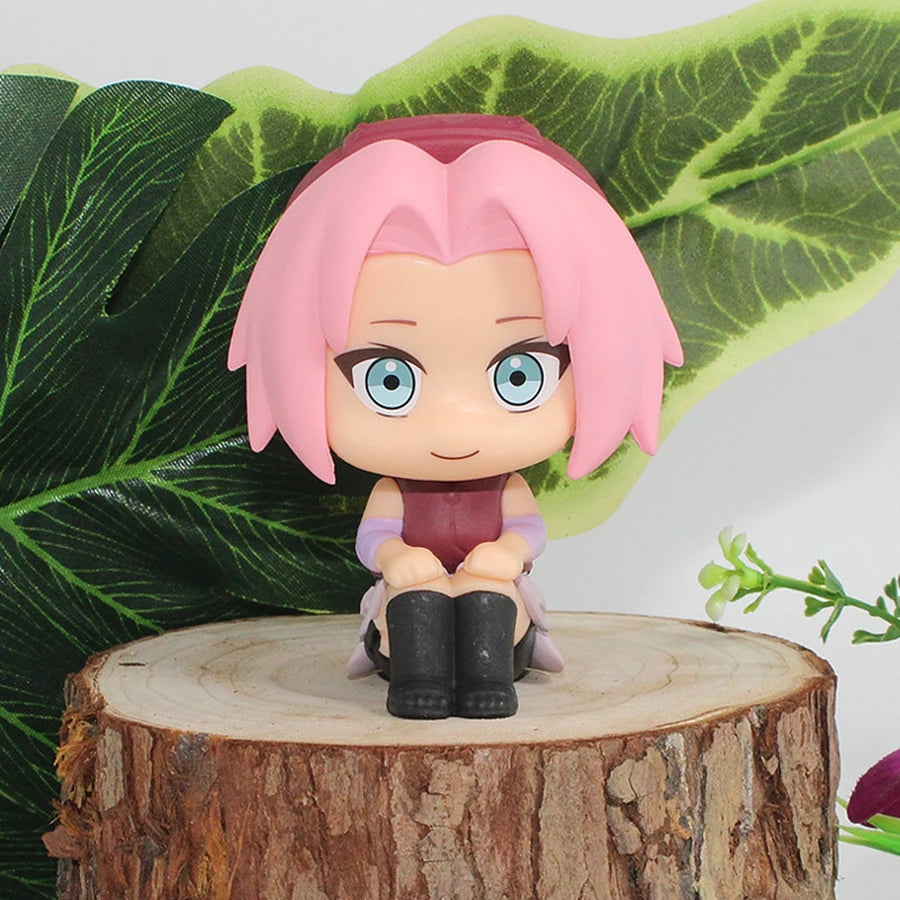 10cm Naruto Anime Figure Naruto Shippuuden Uchiha Itachi Action Figure Q Version Kakashi Figurine PVC Collection Model Doll Toys