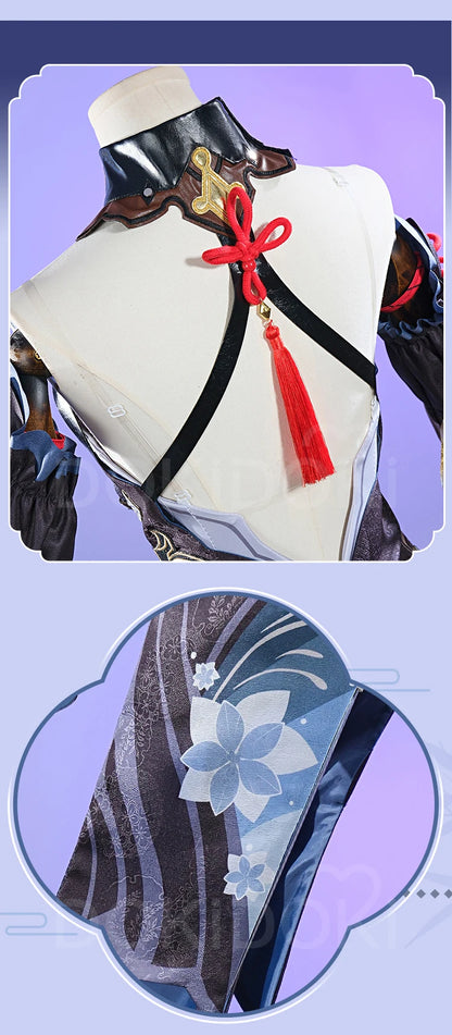Shenhe Cosplay Costume Game Genshin Impact【XS-3XL】DokiDoki-N Shen He Skin Frostflower Dew Costume Lantern Rite Cosplay Plus Size