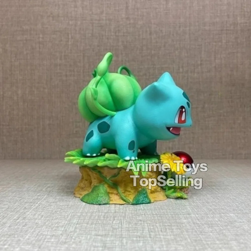 10cm/3.94in Anime Pokemon Figure Bulbasaur Action Figures Pvc Collection Model Toys for Children Gifts
