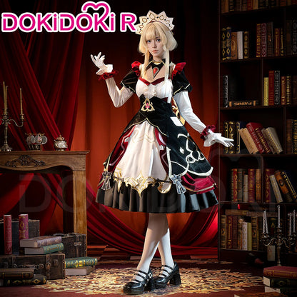 Sandrone Cosplay Costume Game Genshin Impact【S-3XL】DokiDoki-R Fatui Harbinger Sandrone Marionette Maid Halloween Plus Size