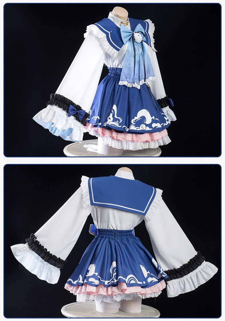 LAST BATCH UWOWO Genshin Impact Fanart Furina Chinese Style Lolita Dress Cosplay Costume