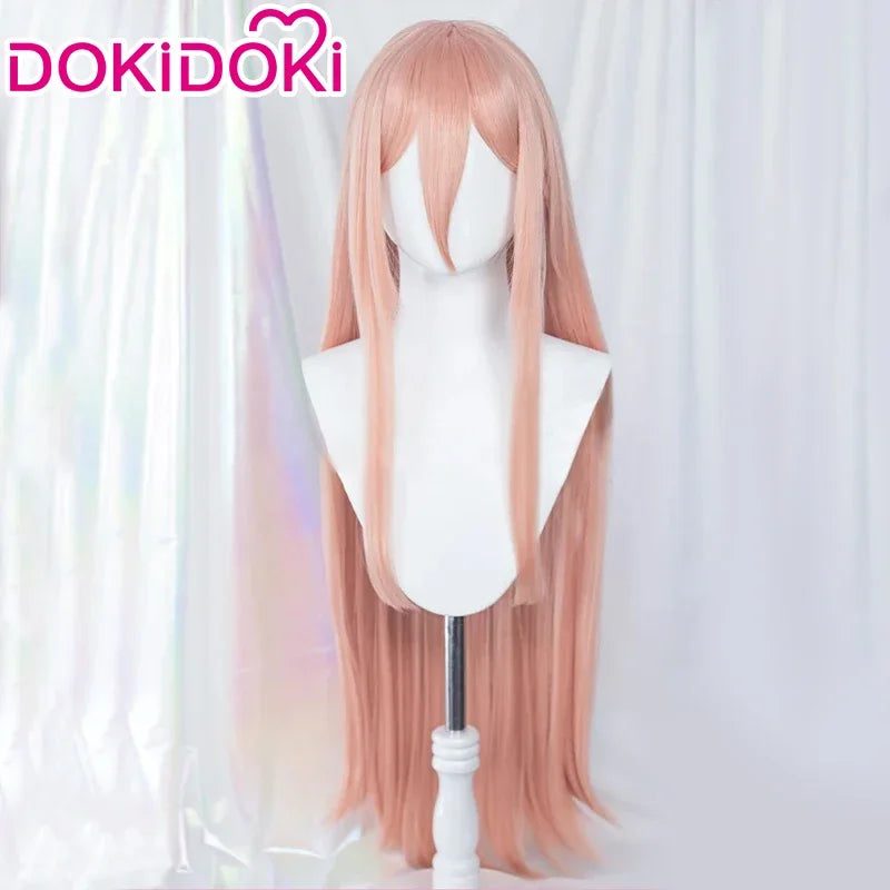 IN STOCK Powerr Hayakawaa Himenoo Makimaa Denjii Rezee Quanxii Angel Devil Yoshidaa Wig Anime DokiDoki Women Free Wig Cap