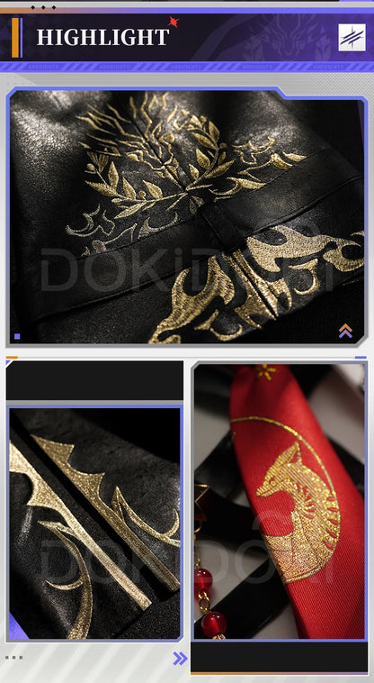 IN STOCK Vulpisfoglia Cosplay Costume Game Arknights DokiDoki-SR Vulpisfoglia Ears Tail Women Halloween Costume